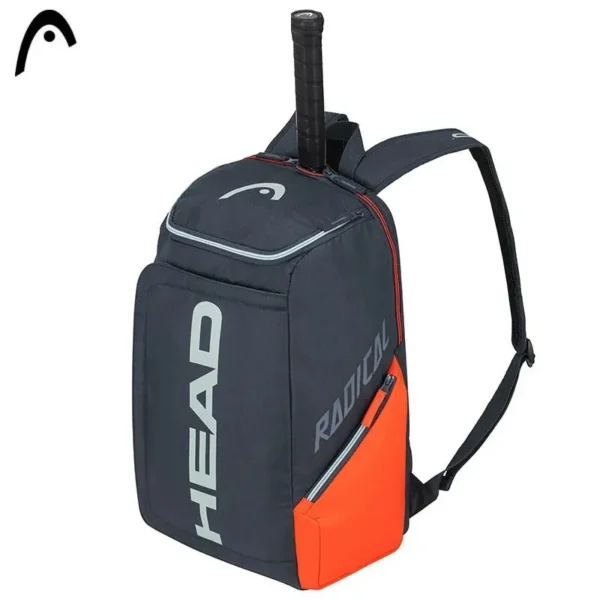 HEAD Original Radical Tennis Backpack 2-Pack Rackets, Mochila Head para padel o tenis capacidad 2 racketas tenis, mochila deportiva multiples compartimientos