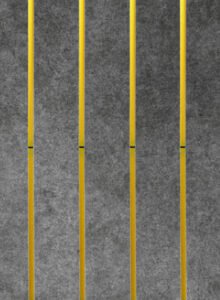 4 Estacas de 50cm se pueden hacer mas grandes entre ellas