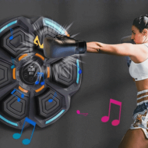maquina de boxeo colgante con musica y juegos de color