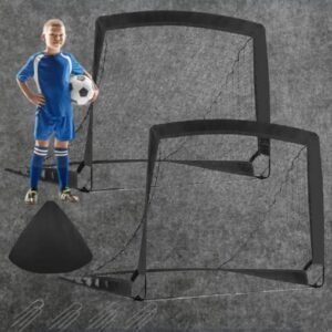 Par de mini Portería para niño, plegable portatil