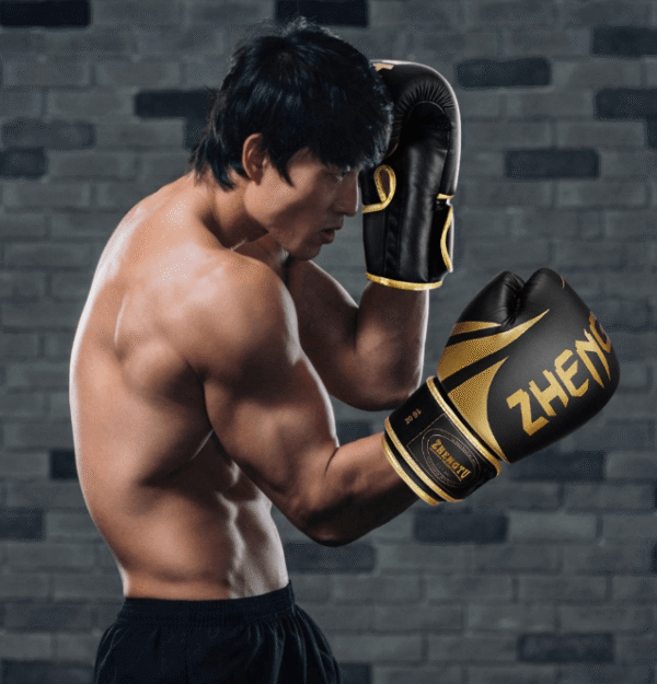 Guante de box  zhengtu ngo/oro - Image 2